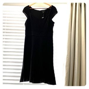 Cute black with white pinstripes